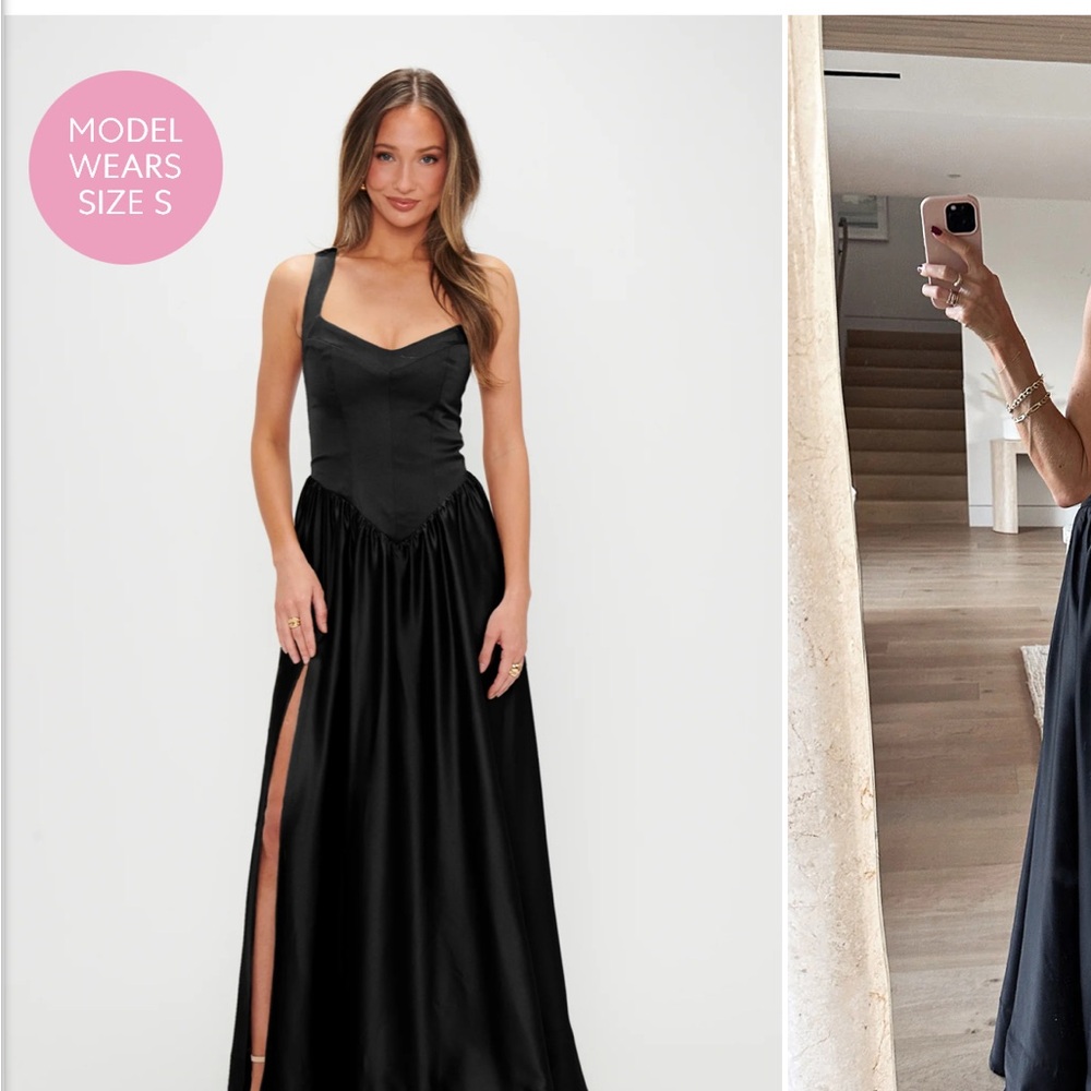 Show Me Your MuMu Elegant Black Gown